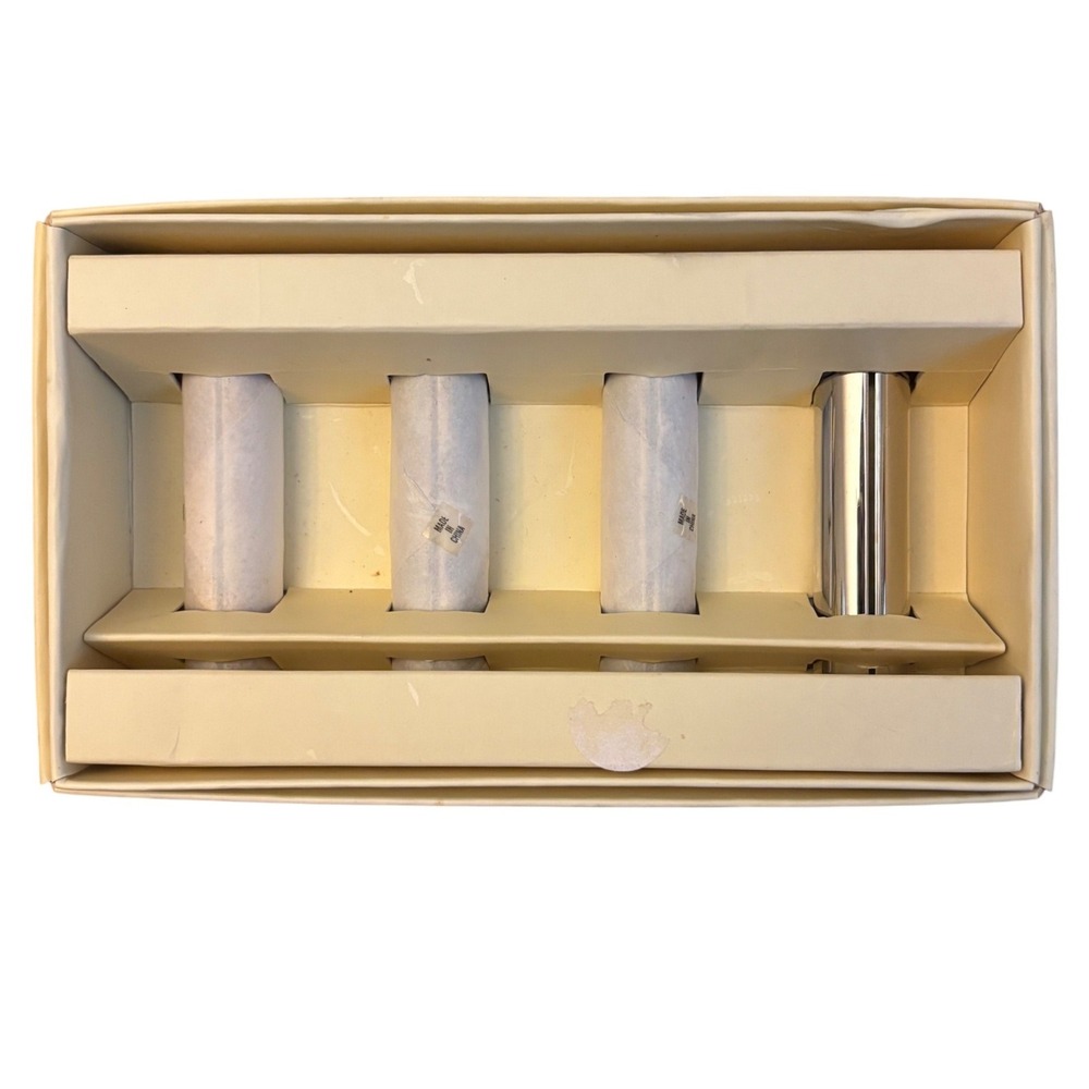 Calvin Klein | Silver Plate | Place Card Holders | Set of 4 | NEW